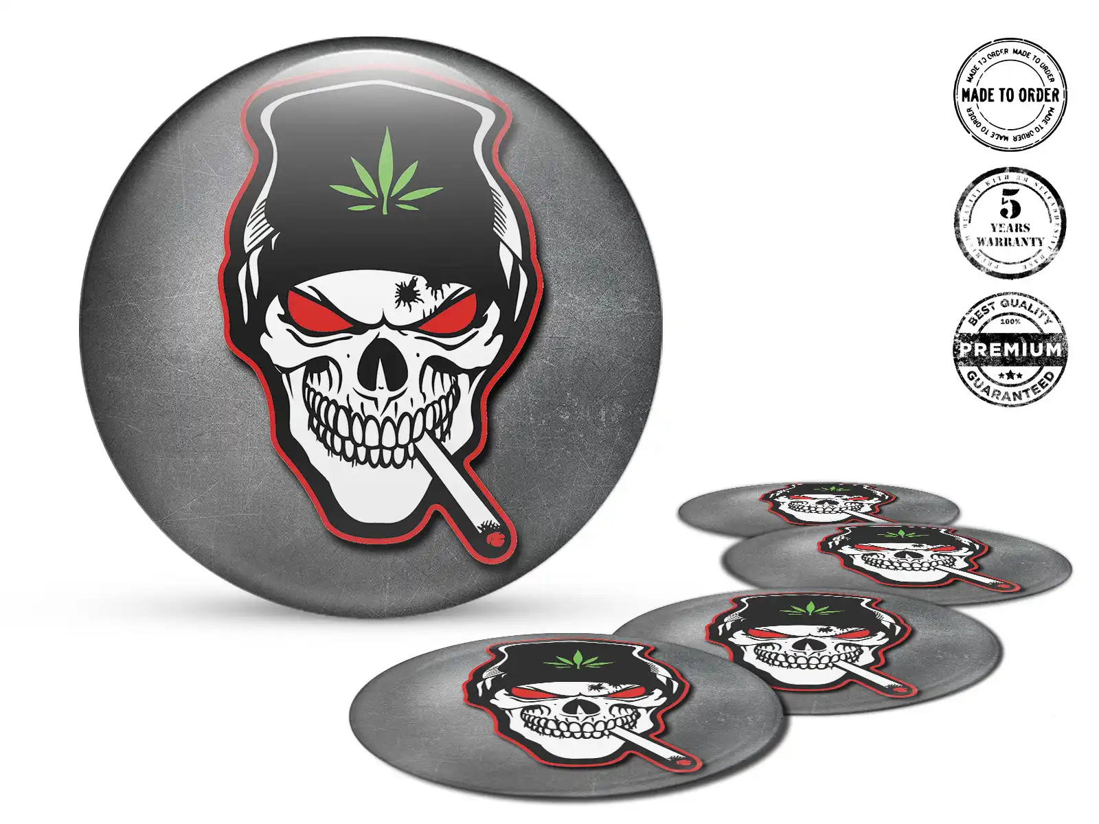 Wheel emblems Premium Edition Tunning Dome Badges